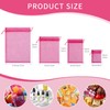 Crweety Crweety 50 Pcs Hot Pink Organza Bags, 3x4 Inch