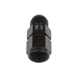 Baceyong Black Aluminium Alloy Fuel Pressure Cut, An6/AN8/AN10 Male to -6/-8/-10 Female with 1/8 Inch NPT Gauge/Gage Connector