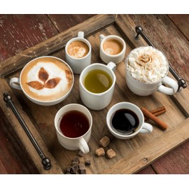 Upouria Mocha Coffee Syrup Flavoring, 100% Vegan, Gluten Free, Kosher, 750 mL Bottle - Pump Sold Separately