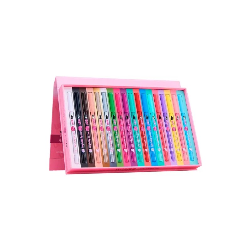 Lápiz Delineador Pink Up Long Lasting Eye Liner Box 18