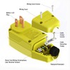 Tower Manufacturing 30434009 Auto-Reset 15 AMP Right Angle GFCI Plug,