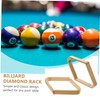 Mikinona 2pcs Billiard Ball Rack Solid Hardwood Pool Table Ball