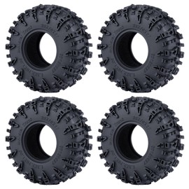 RCHUBAM 1.3 RC Crawler Tires 70 * 27mm TRX4M 1.3" Large RC Mud Tires Compatible with TRX4M SCX24 1/18 1/24 RC Crawler Cars (A)