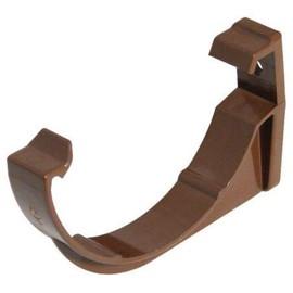 3 X RKM1BR Brown 76mm Floplast Miniflow Fascia Brackets76mm (Only for Floplast Miniflo) for shed, Porch, Conservatory, Out Building, etc NOT for Standard House guttering