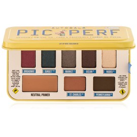 Thebalm Autobalm Pic Perf Eye Shadow Palette with Primer, Matte and Shimmer Shadows