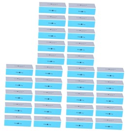 WOONEKY 3sets Diy Artwork Polishing Block Four-sided Nail Buffer File Sanding Polishing Block Walnut Bodhi Buffer Professional Nail Tool 10pcs*3 Random Color