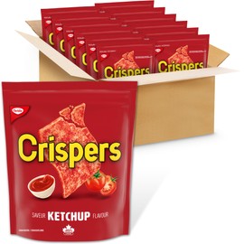 Christie Crispers Ketchup Crackers, 145g/5.1 Ounce, Bag, (12 Pack) {Imported from Canada}