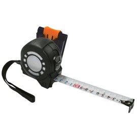 Niigata Seiki SK KAIDAN Lock Guard with Holder Quick Step Scale 1.0 inch (25 mm) Width 16.4 ft (5 m) LCG-2550HKD JIS Standard