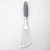 304 Stainless Steel Fish Spatula, Non-Slip Ergonomic Handle Slotted Spatula,