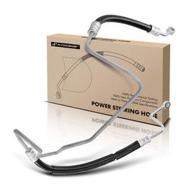 A-Premium Power Steering Hose Assembly Compatible with Volkswagen Beetle 1998-2006, 1.8L-2.0L, 1.9L Diesel, Black, CSM & Steel, 87 Inches, Banjo Fittings, 14mm & 16mm, One Piece