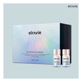 Elravie Mela Return Vita Ampoule 1 box (2.5ml x 4 bottles) / 엘라비에 멜라 리턴 비타 앰플 1box (2.5ml 4병)