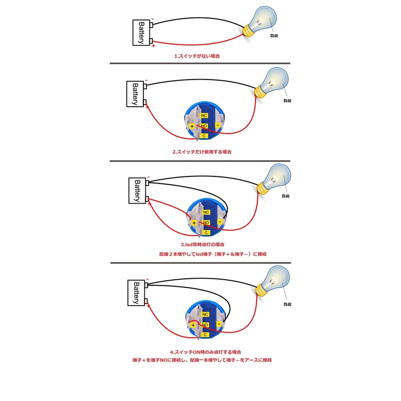 Ulincos U19C5M Momentary Push Button Switch Waterproof Switch Switch Switch