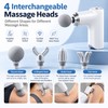 Portable Massage Gun for Full Body Use – 4 Interchangeable