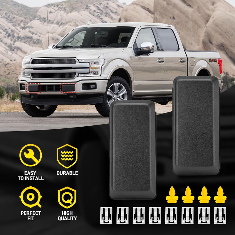 YEHERIT Front Bumper Guard Pads Compatible with Ford F-150 F150