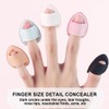 Pack of 20 Finger Powder Puff, Mini Sponges Powder Puff