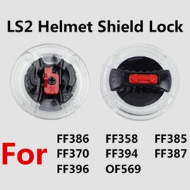 Motorcycle Helmet Visor with Rotary Switch, Motorcycle Helmet Screws, Helmet Visor Screws Motorcycle, Motorcycle Helmet Replacement Parts, Compatible with LS2 FF370 FF396 FF394 FF358 FF386 FF387 FF310