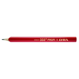 LYRA 333 Professional Carpenter's Pencils Oval 24 cm Pointed Lead 5 x 2 x 240 mm Cardboard Case Pack of 12