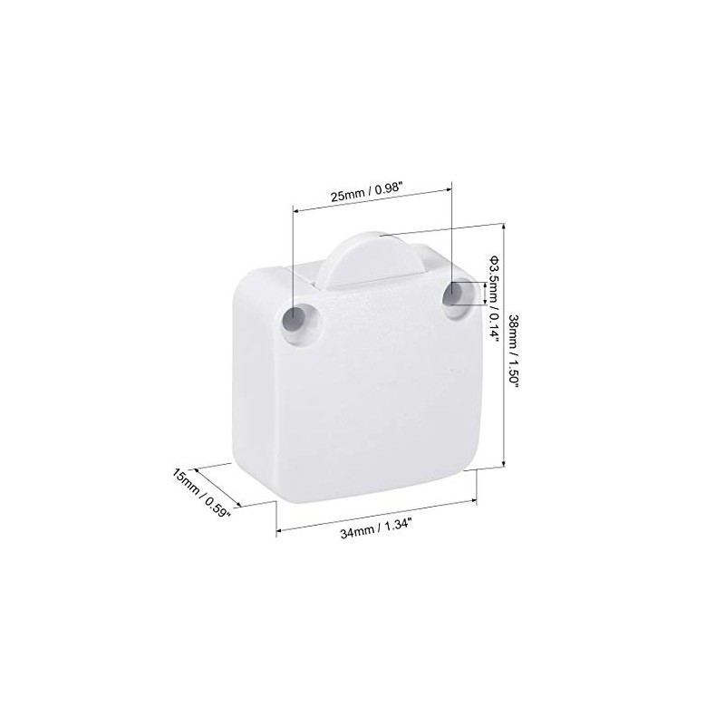 uxcell Wardrobe Door Light Switch Momentary Cabinet Closet Switch Normally