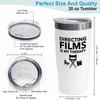Filmmaker White Tumbler 20oz - Directing films is my therapy