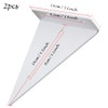 Pack of 2 Hidden Shelf Brackets, Shelf Brackets, Triangle Shape,