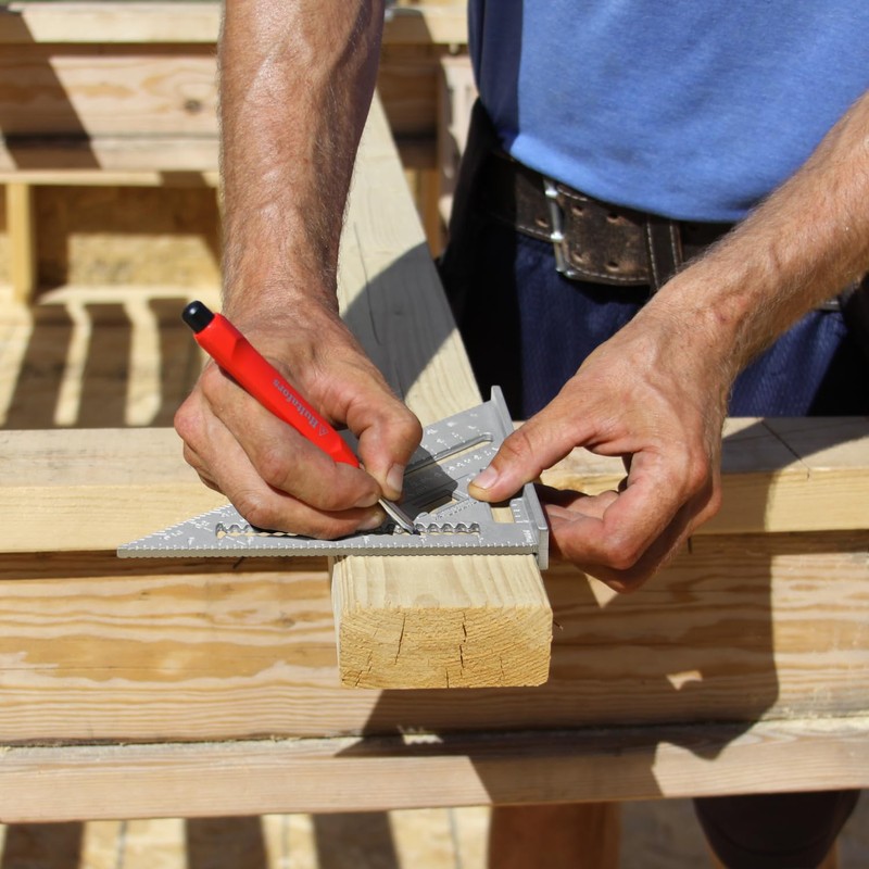 Johnson Level & Tool RAS-1B Johnny Square Professional Aluminum Rafter,