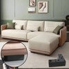 RUENXG 4-Pack L-Shaped Metal Furniture Legs 1.96" Heavy Duty Sofa