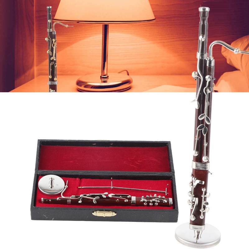 Basson Ornaments Miniature Decoration Mini Musical Instrument Model Gift Craft