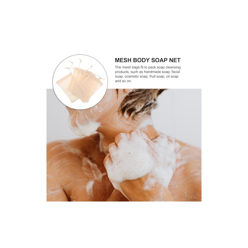 BESTYASH Bolsa De JabóN De Sisal Natural con CordóN 5
