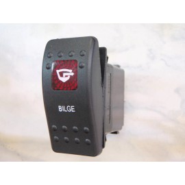 carling BILGE PUMP SWITCH BOAT MARINE WATER  CARLING V1D1 1 RED LENS BLACK CONTURA II