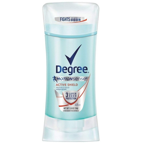 Degree Deodorant 2.6 Ounce Womens Active Shield (76ml) (3 Pack)