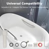 YKEBVPW Tub Spout Adapter Four-in-One Universal Bathtub Faucet Spout Diverter