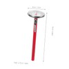 MUCKLILY 2pc Car Air Conditioner Thermometer Car Thermometer Red