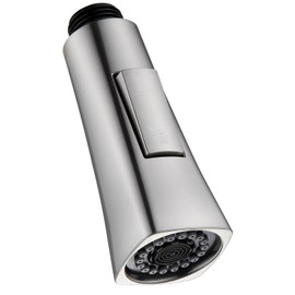 APLusee Kitchen Faucet Sprayer Head Pull Down, 2 Modes Pull Out Sprayer Head Nozzle Replacement, Brushed Nickel