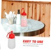 ULTECHNOVO Squeeze Condiment Bottles Chef Squeeze Bottle with Cap for