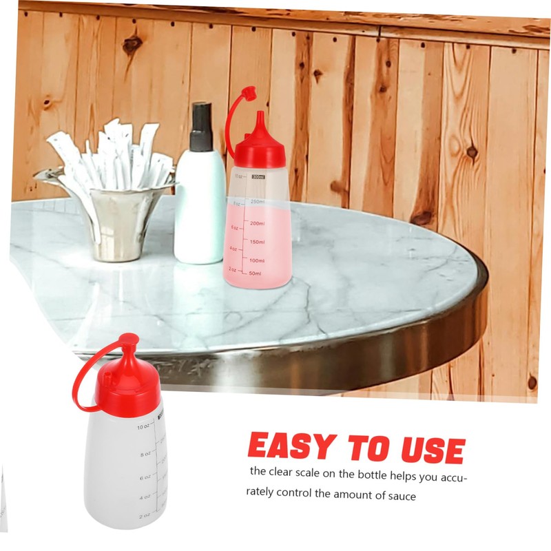 ULTECHNOVO Squeeze Condiment Bottles Chef Squeeze Bottle with Cap for