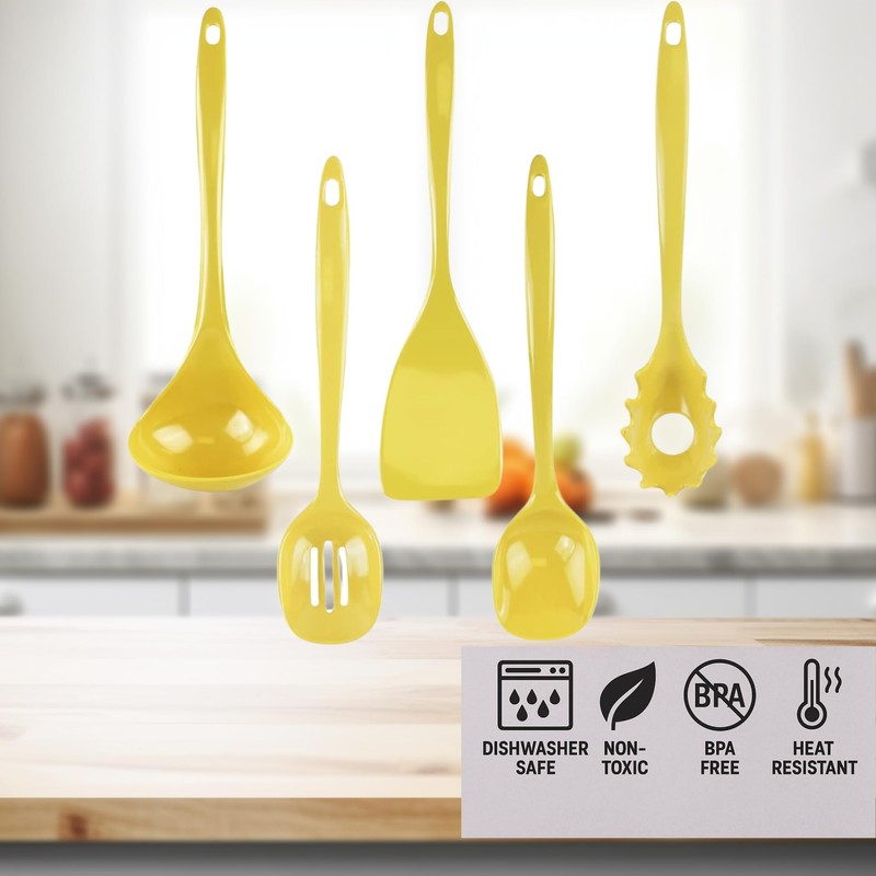 Reston Lloyd 6 Piece Kitchen Utensil Holder for kitchen counter,