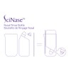 SciNase Nasal Rinse Bottle - Includes 1 Measuring Cup, 1