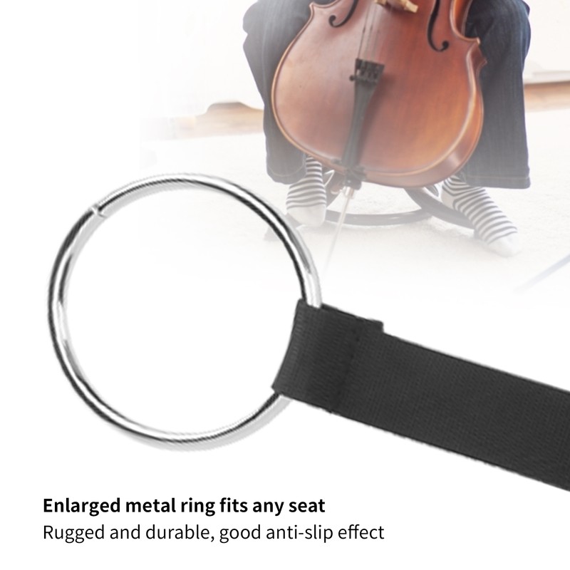 Cello AntiSlip Strap ORing Holder Wood Fixing Plate Musical Instrument