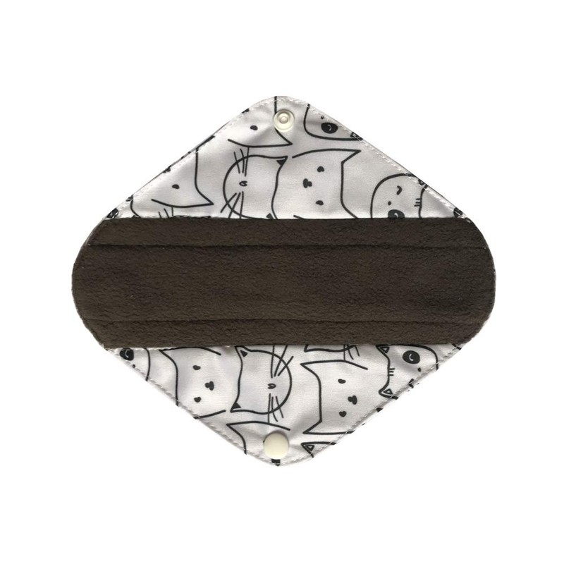 MUMBABY Panty Liners 20.5cm Charcoal Bamboo for Mum Reusable Sanitary