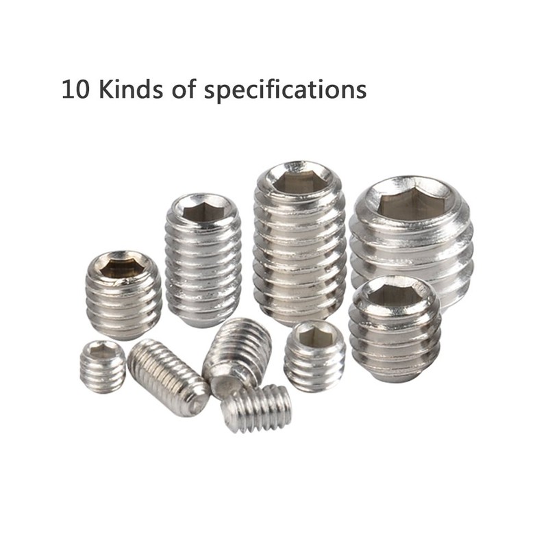 Weyeena 200pcs M3 M4 M5 M6 M8 Allen Head Socket