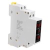 Digital Display Energy Meter Din Rail Mounted Volts Amps Hertz
