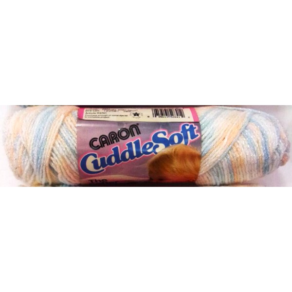 Caron Cuddle Soft Pompadour Yarn, Country Baby Print, Same Dye