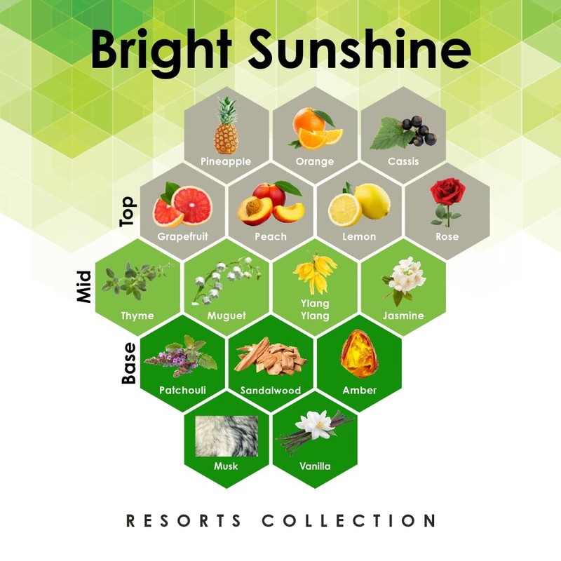 Bright Sunshine 4 oz Refill for Oil Diffuser with Orange,