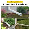 2 Pack Rainwater Downspout Bracket Downspout Adapters Heavy Duty Galvanized