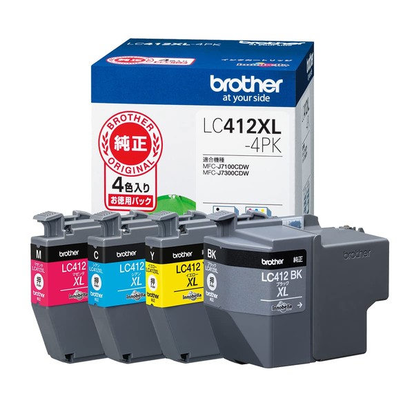 Brother Industry [Brother Genuine] Ink Cartridge 4 Color Pack (Large