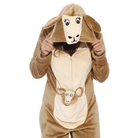 6307-M Just Love Adult Onesie / Pajamas,Kangaroo,Medium