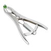 Stainless Steel Castration Pliers Clamp with 100PCS Tail Docking Rings