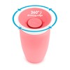 Munchkin Miracle 360ᵒ drinking cup, leak-proof, from 12 months, pink,
