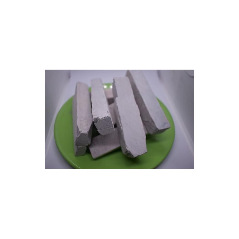 India Clay Schwarze gerillte Schieferblöcke, 500 g