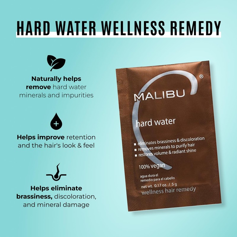 Malibu C Hard Water Wellness Hair Remedy - Removes Hard